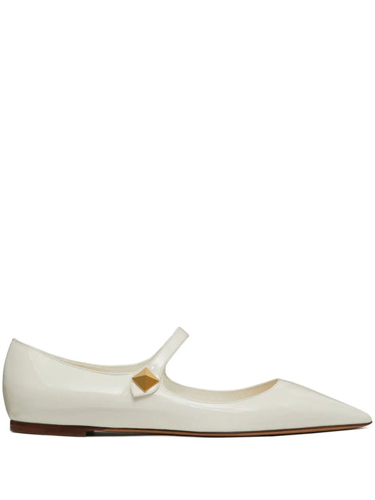Valentino Garavani Tiptoe Pointed Toe Ballerinas 40.5 N A