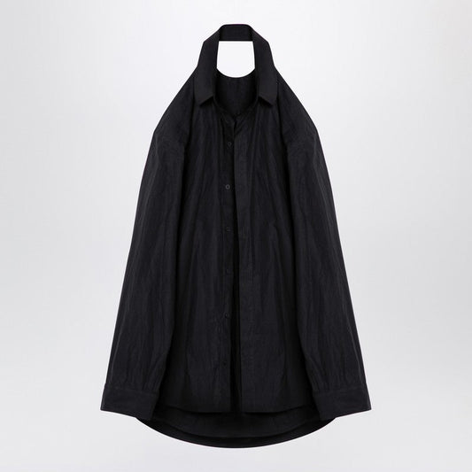 Balenciaga Black Suspended Shirt Effect Dress Women