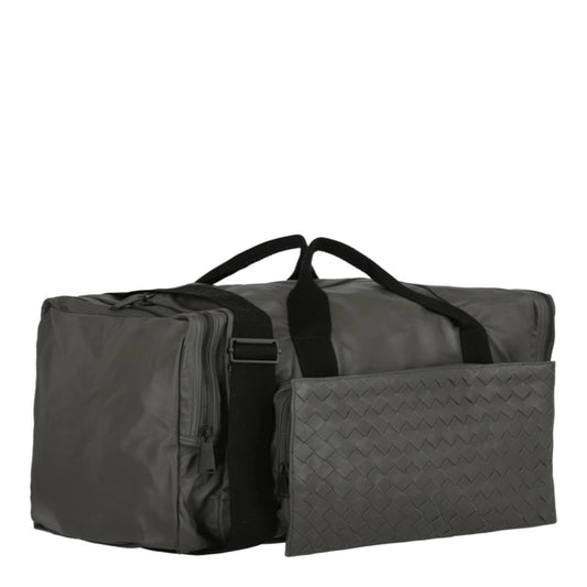 Bottega Veneta Men's Leather Duffle Bag ONE SIZE Black