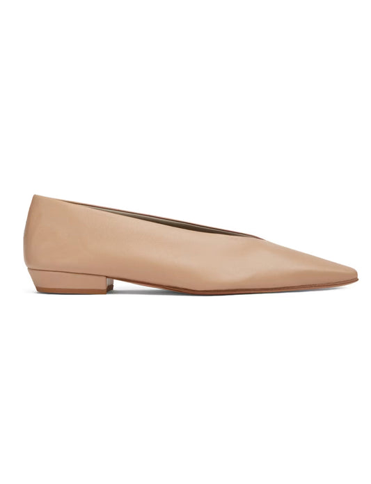 Bottega Veneta Leather Ballerinas 4 Beige