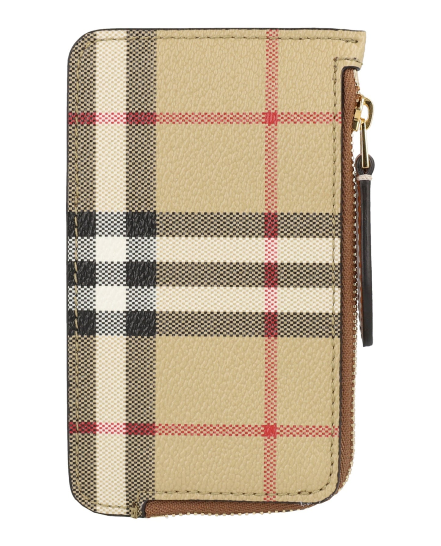 Burberry Womens Sommerset Check Zip Card Holder