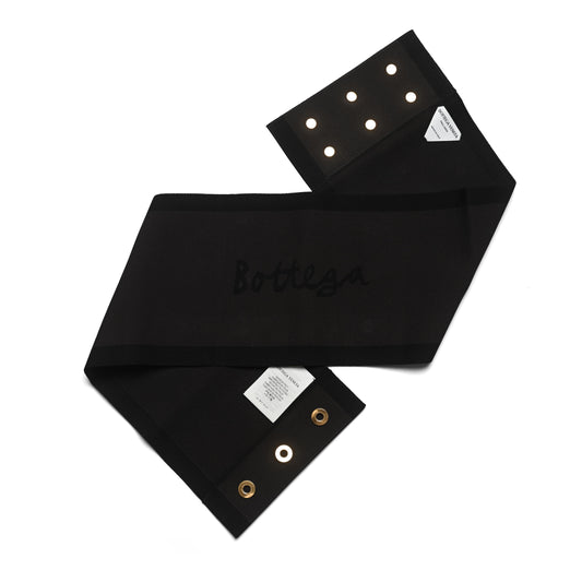 Bottega Veneta Silk Belt Regular 10 (M) Brown, Black