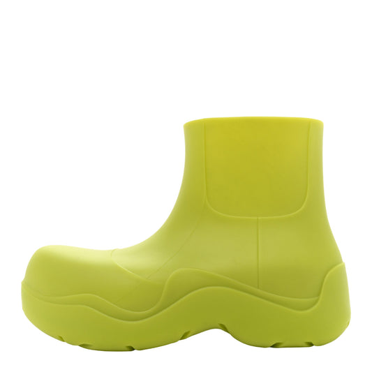 Bottega Veneta Rubber Puddle Ankle Boots 39 Green
