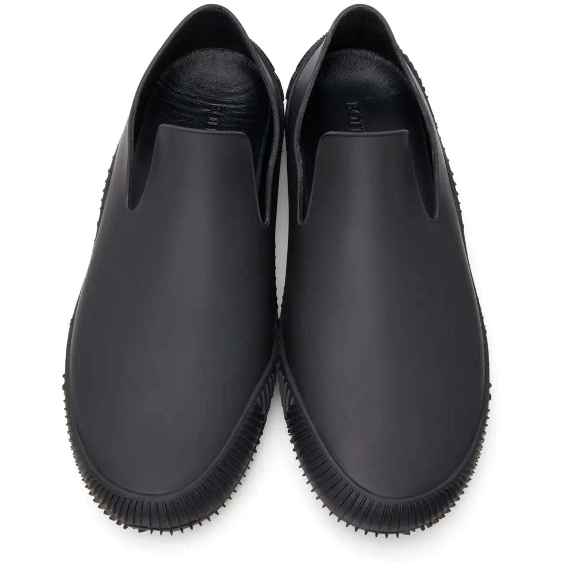 Bottega Veneta Matte Rubber Sneakers 38 Black