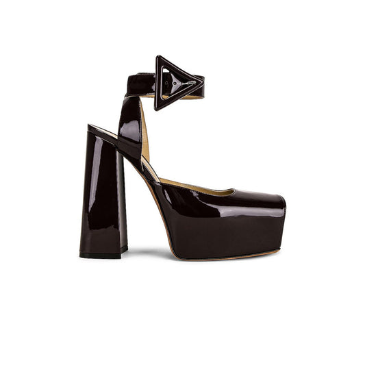 Bottega Veneta Platform Tower Pumps 37.5 Brown