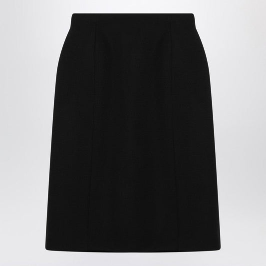 Balenciaga Black Hourglass Midi Skirt Women