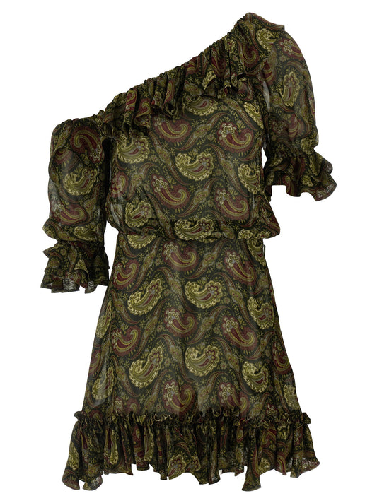 Saint Laurent Women Paisley Dress