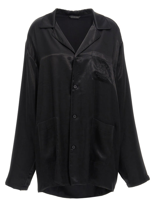 Balenciaga Women Embroidery Shirt
