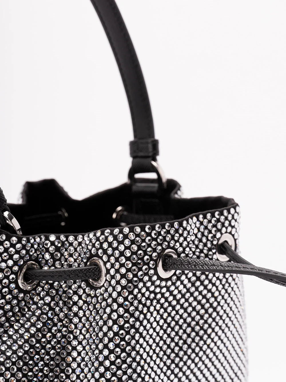 Prada Women Re-Edition Mini Bag With Crystals