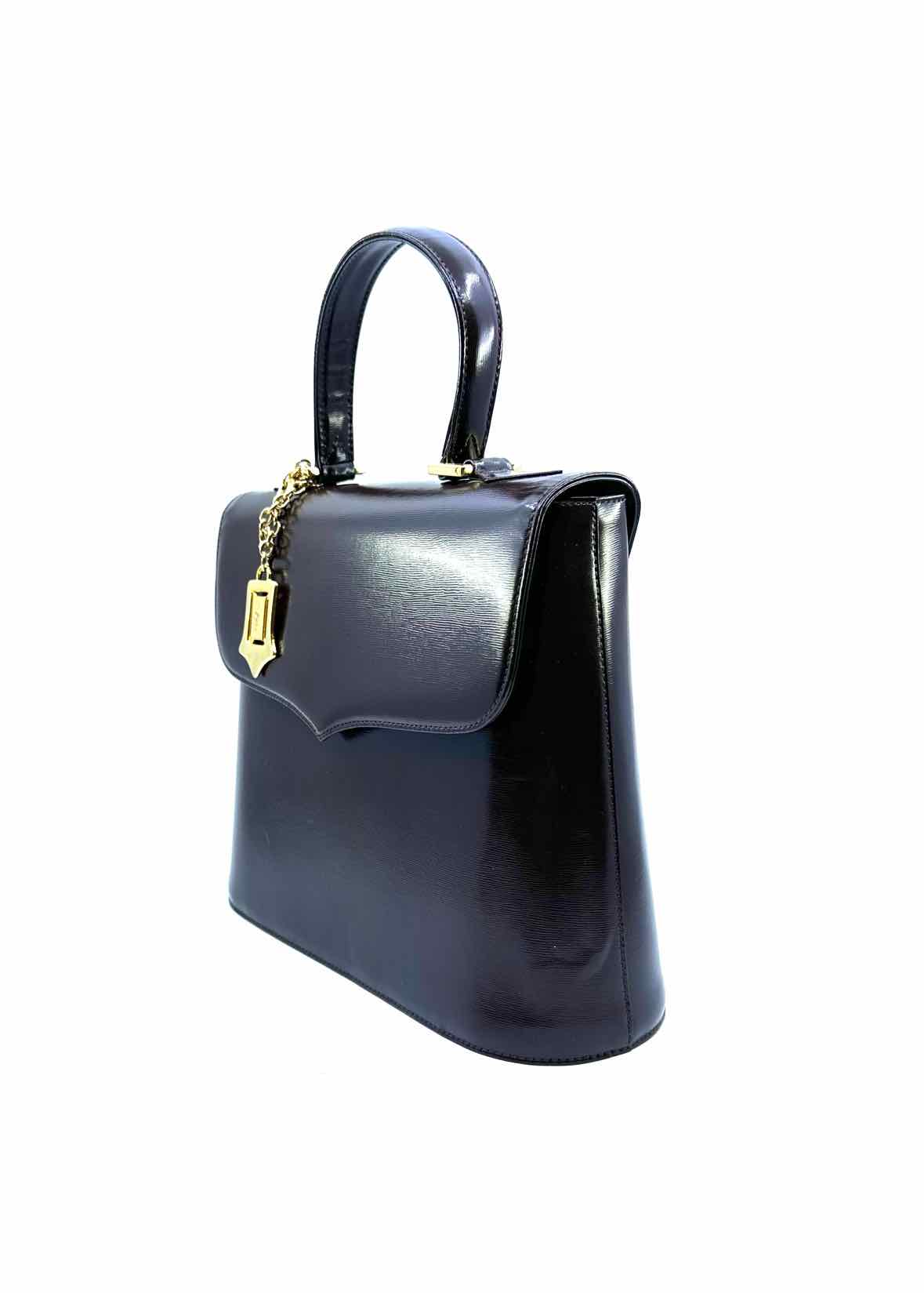 YVES SAINT LAURENT Brown Leather Solid Handbag