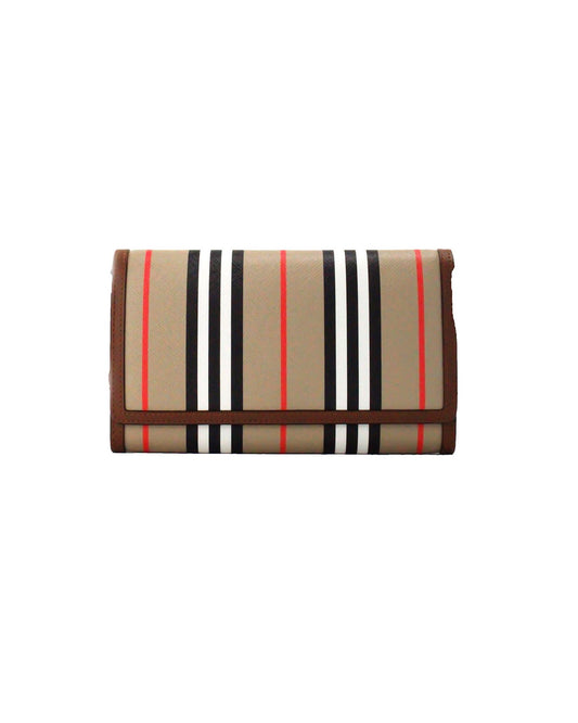 Burberry Women's Nova Check Continental Wallet ONE SIZE Archive Tan.