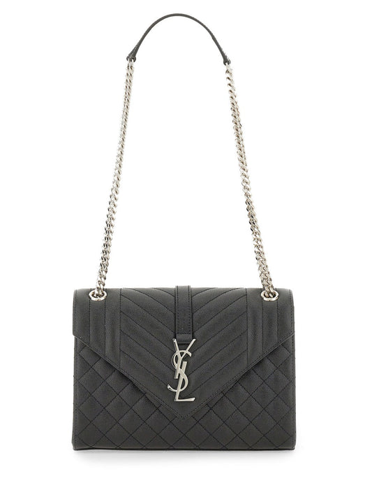 Saint Laurent Women Borsa "Envelope" Medium In Pelle