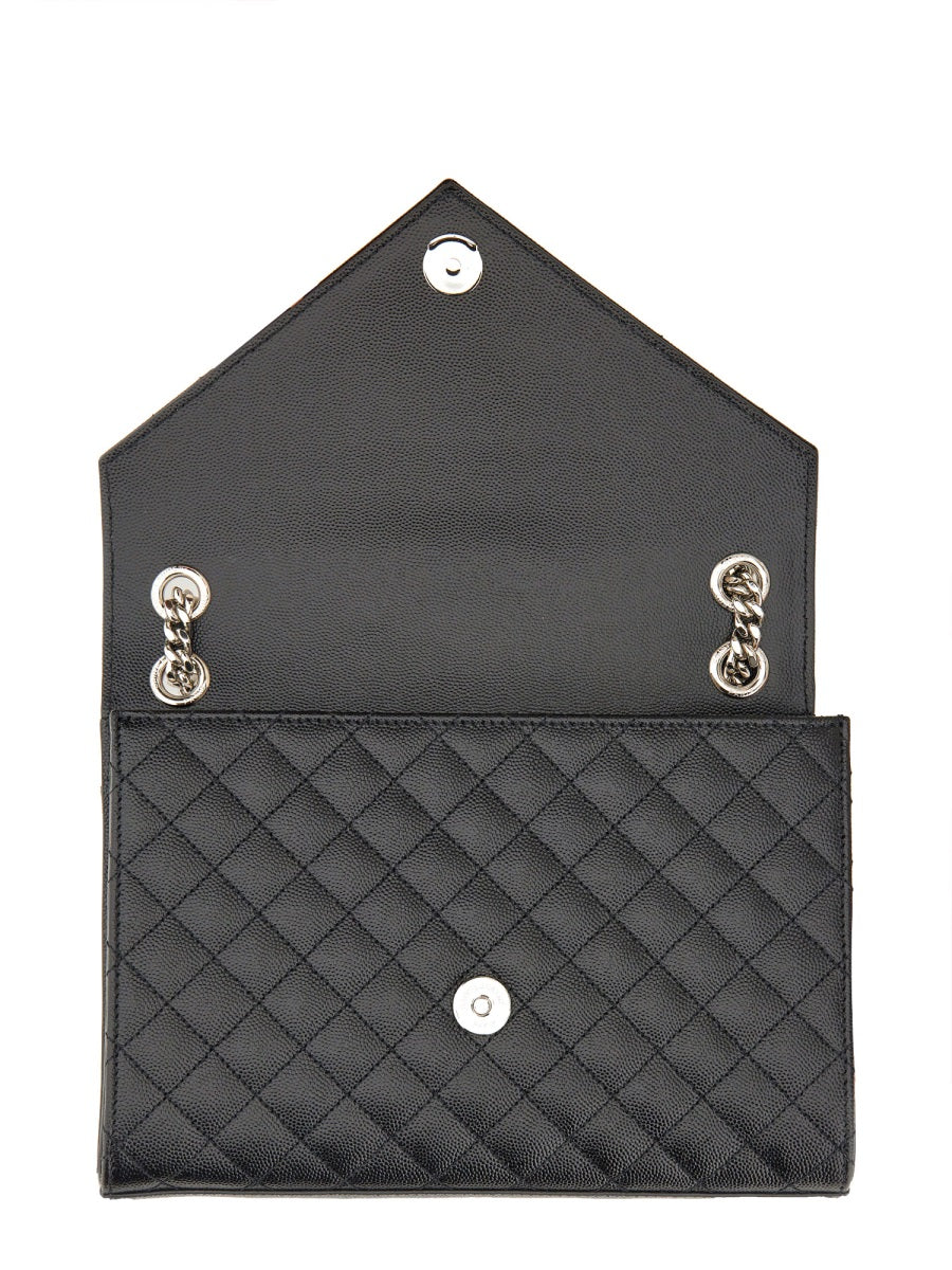 Saint Laurent Women Borsa "Envelope" Medium In Pelle