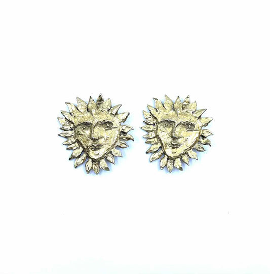 YVES SAINT LAURENT Gold Clip Earrings