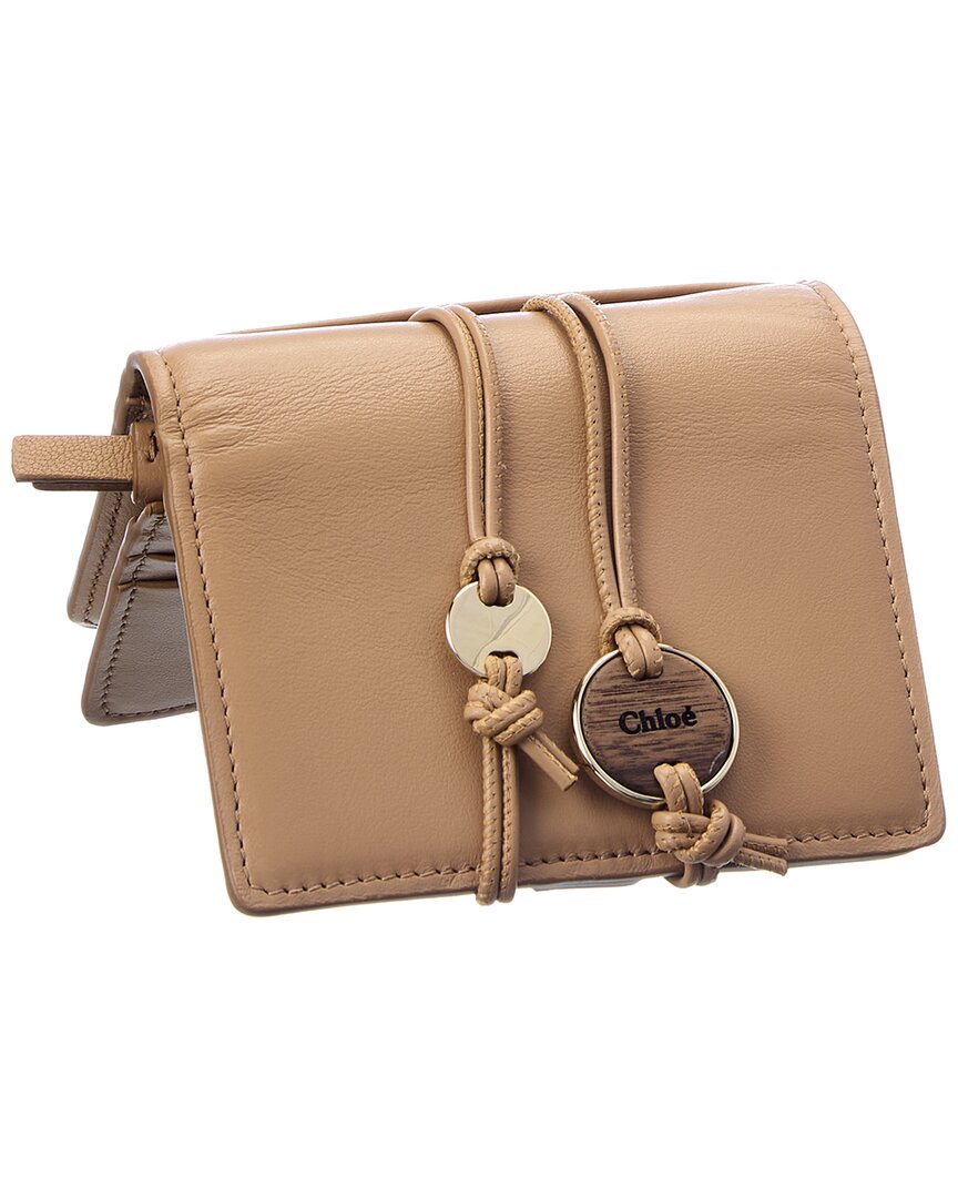 Chloe Malou Small Leather Wallet
