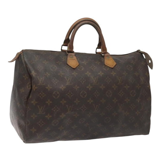 LOUIS VUITTON Monogram Speedy 35 Hand Bag M41524 LV 99553