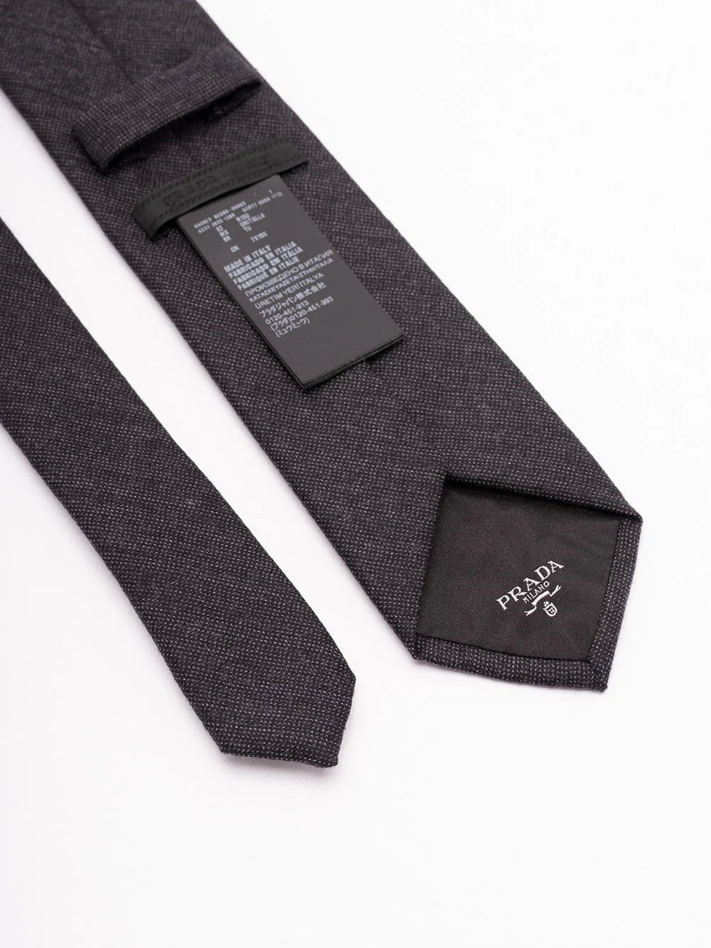 Prada Men Wool Tie