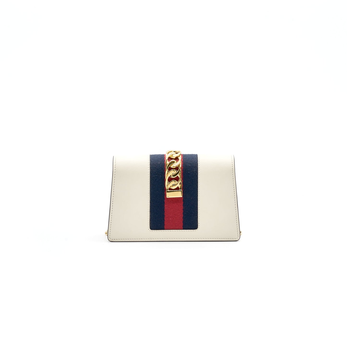 Gucci Sylvie Super mini Bag white with GHW