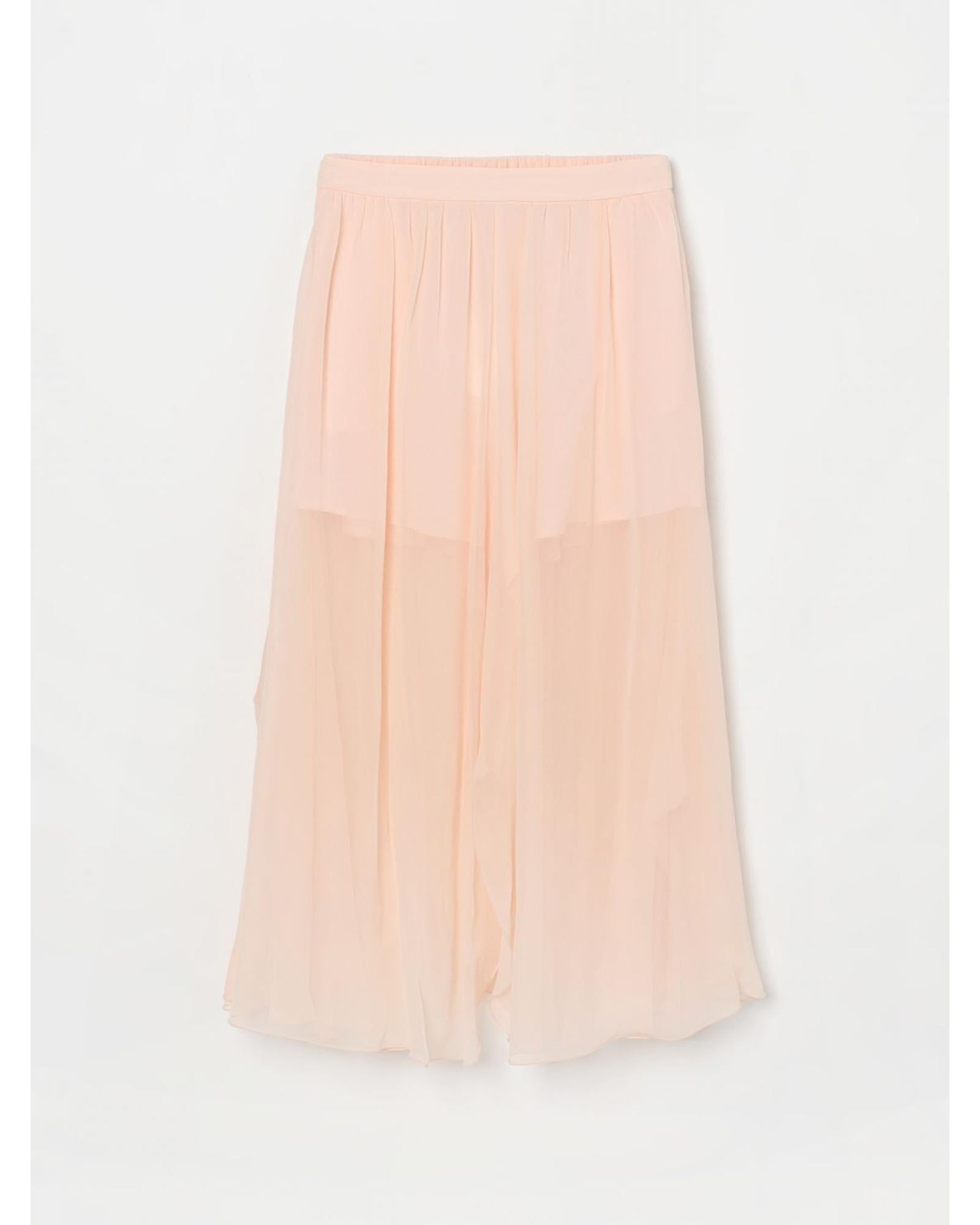 Chloe Wide Leg Silk Culottes Kids Pink Pants 6 (Little Boy M) Pink