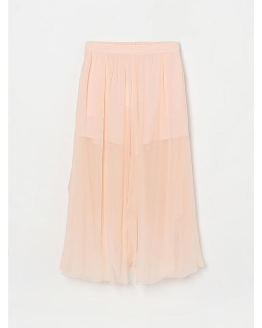 Chloe Wide Leg Silk Culottes Kids Pink Pants 6 (Little Boy M) Pink