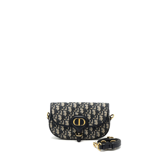 Dior Bobby East-west Bag Blue Oblique Jacquard