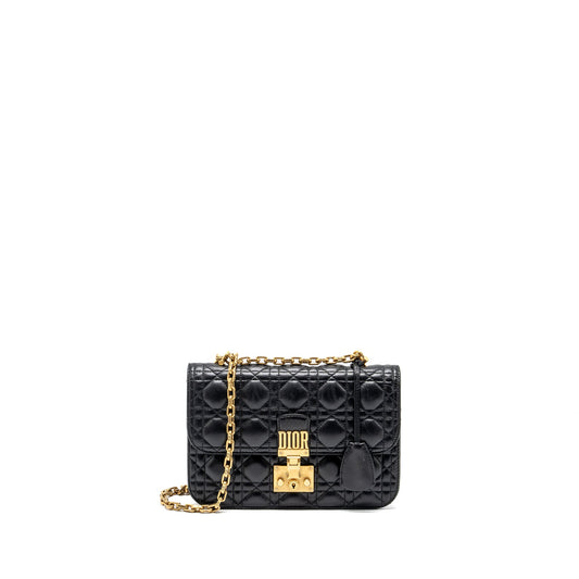 Dior Addict Flap Bag lambskin black