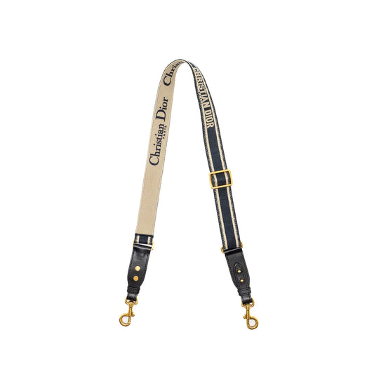 Dior Adjustable Shoulder Strap Embroidery Multicolour