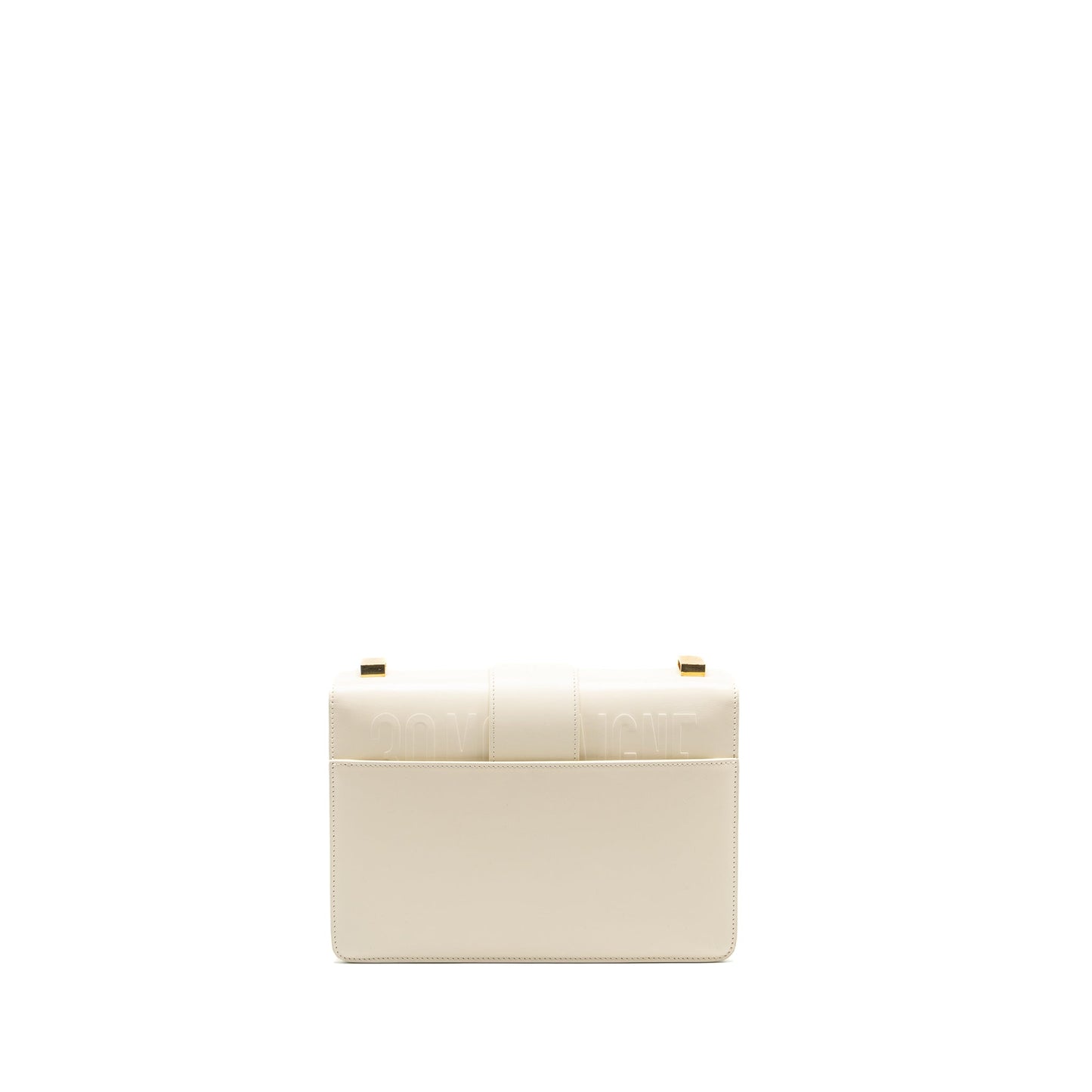 Dior 30 Montaigne Bag calfskin white