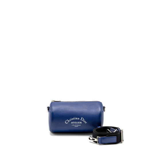 Dior Atelier Roller Messenger Bag Calfskin Navy