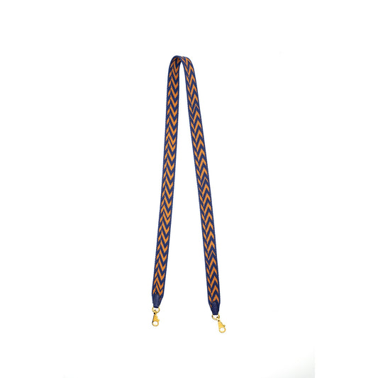 Hermes 110cm Shoulder Strap Canvas Multicolour GHW Stamp D