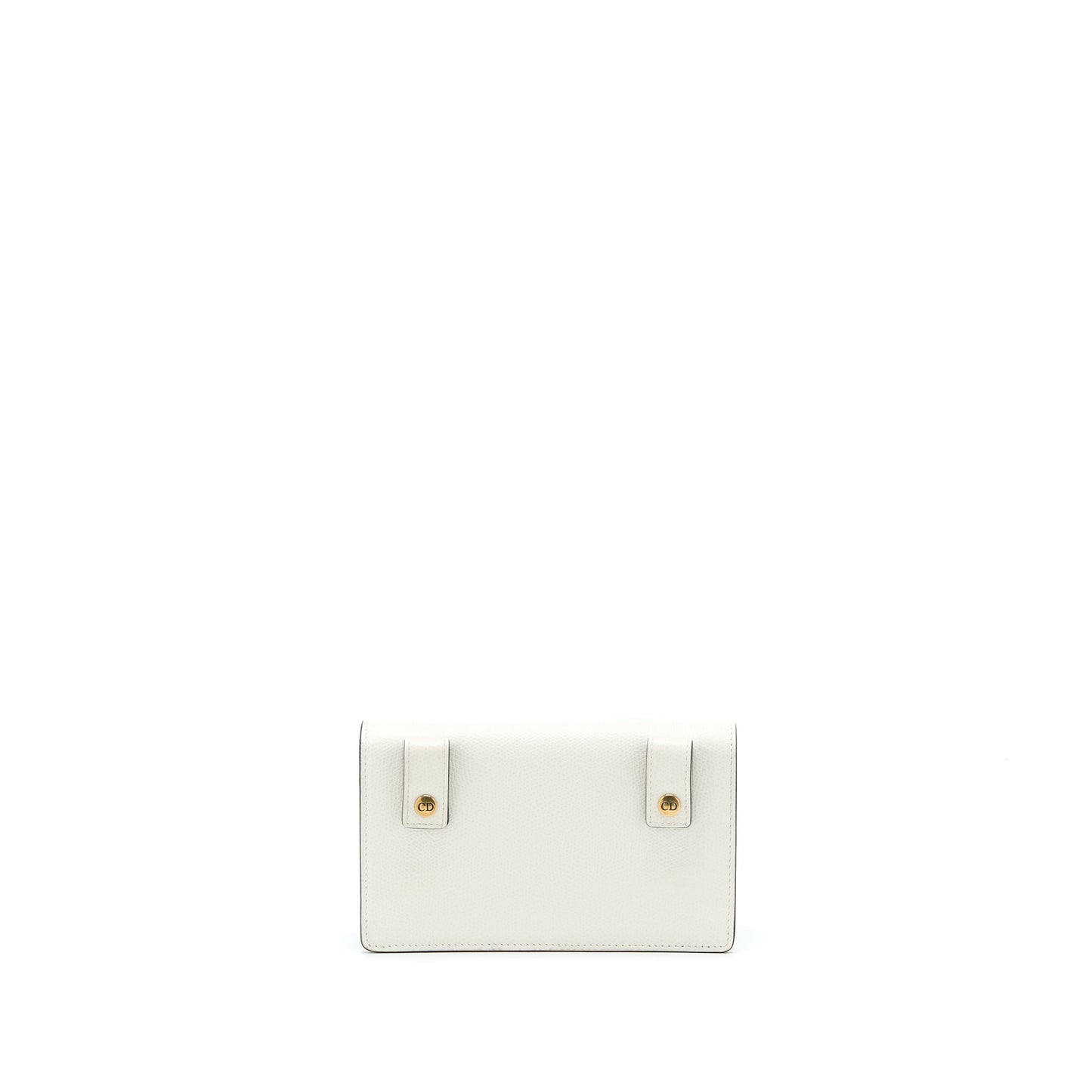Dior Saddle Belt Pouch Calfskin White