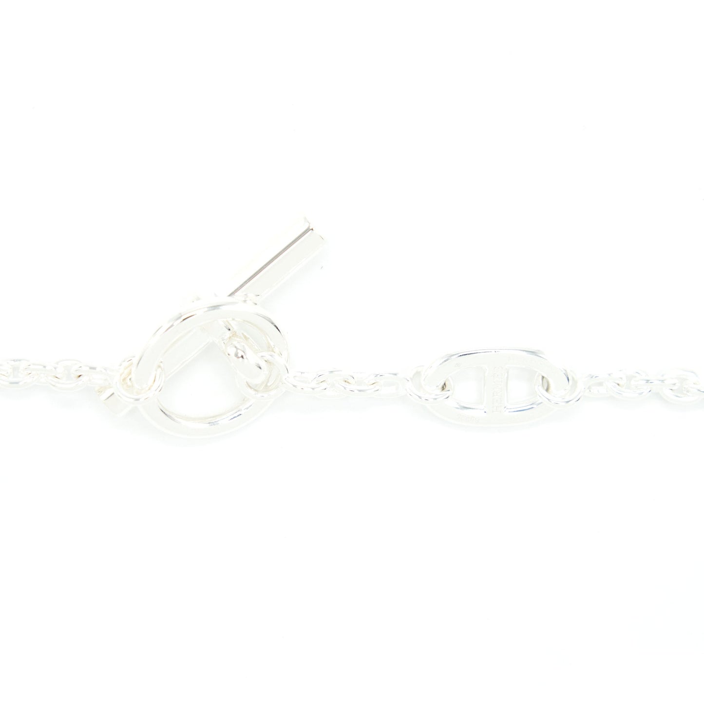 Hermes 120cm Farandole Long Necklace 925 Silver