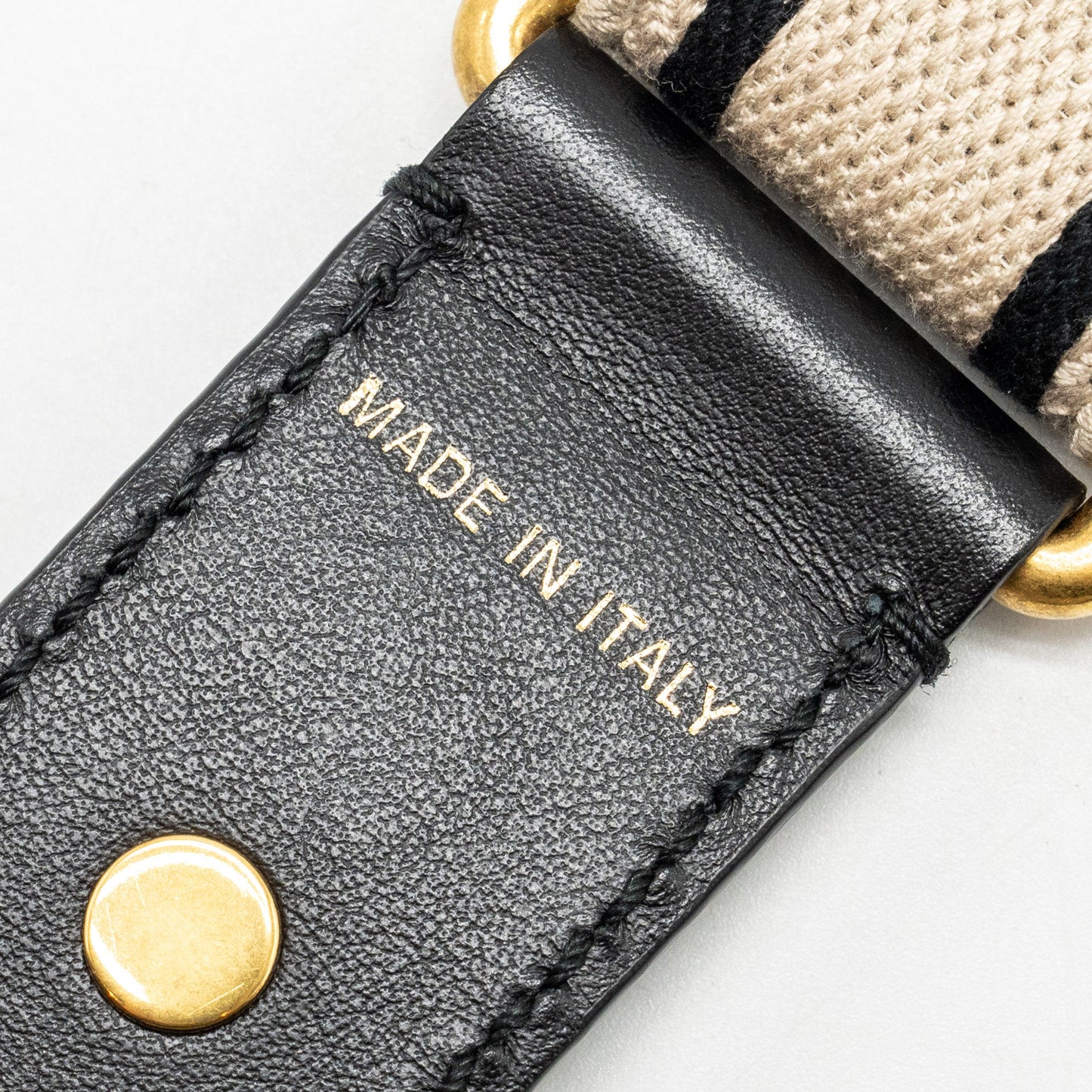 Dior Adjustable Shoulder Strap embroidery Multicolour