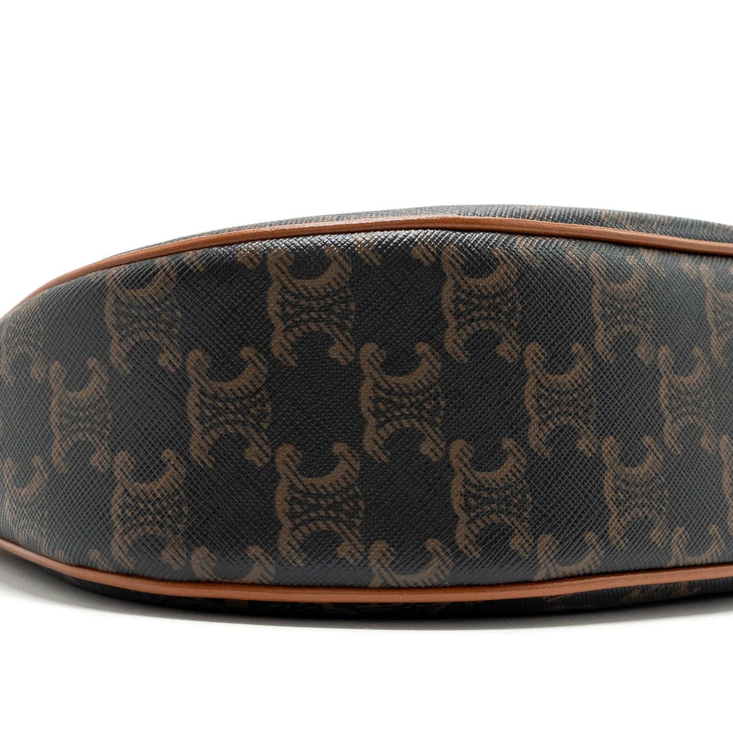 Celine Ava bag triomphe canvas / calfskin brown