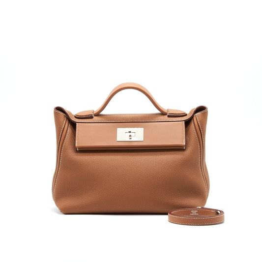 Hermes 24/24 -29 Bag Togo Gold 37 SHW StampY