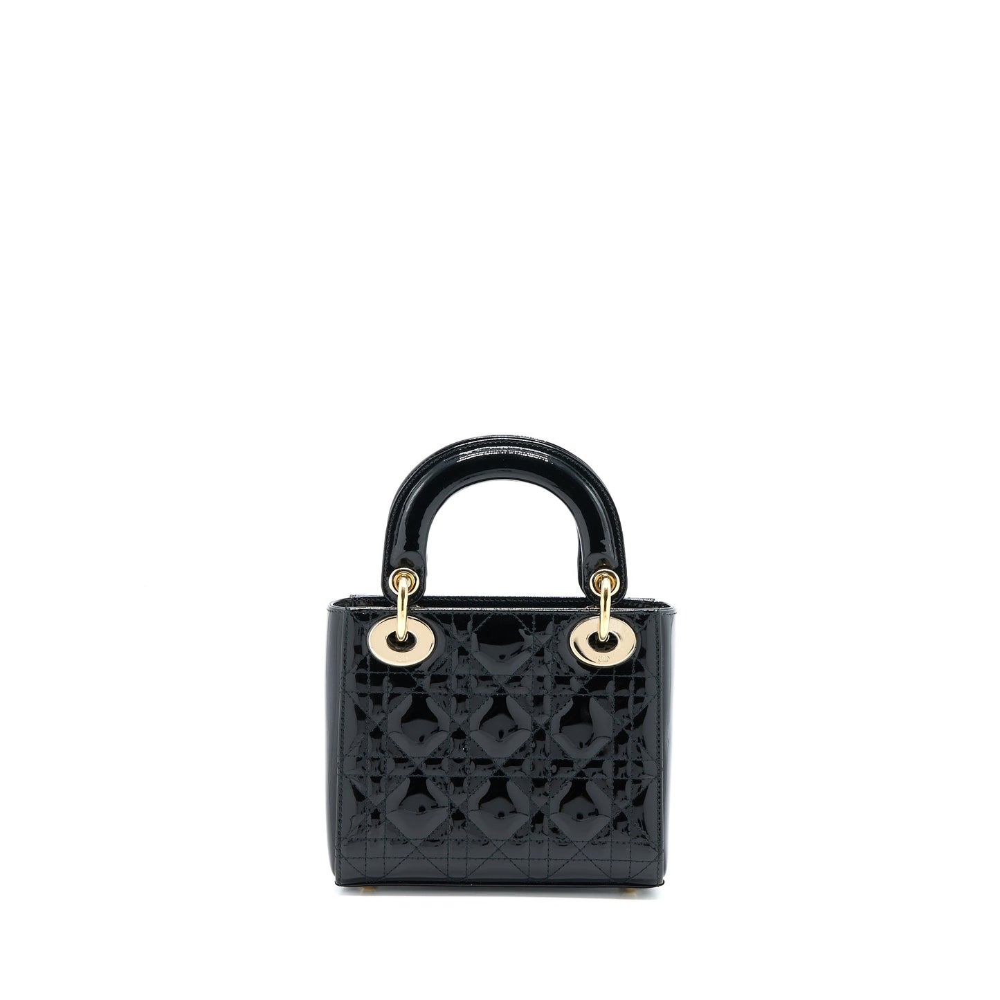Dior Mini Lady Dior Patent Black