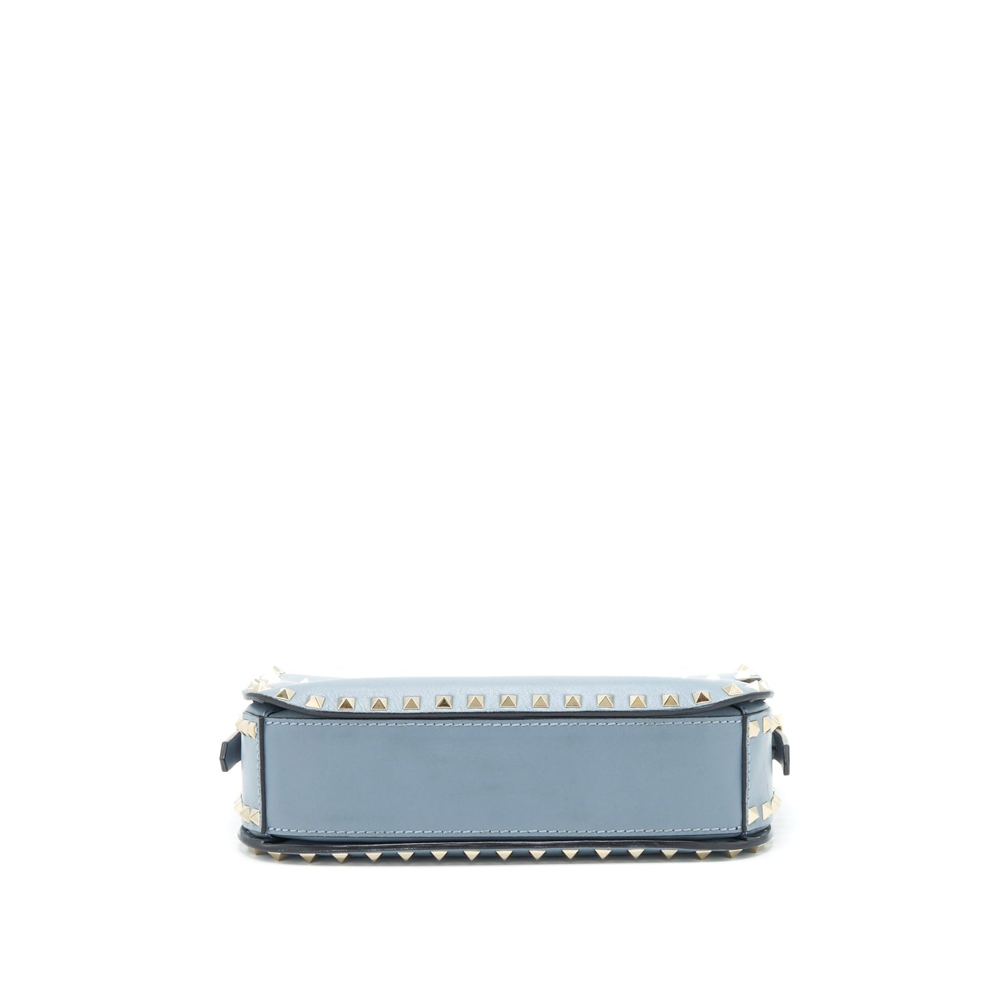 Valentino Rockstud Flap Crossbody Bag Light Blue LGHW