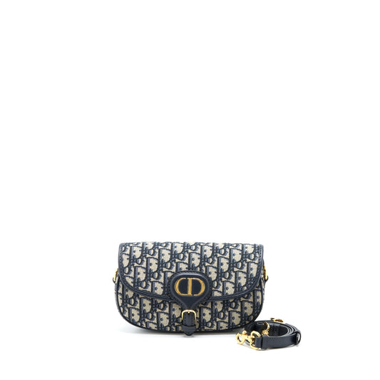 Dior Bobby East-West Bag Blue Oblique Jacquard