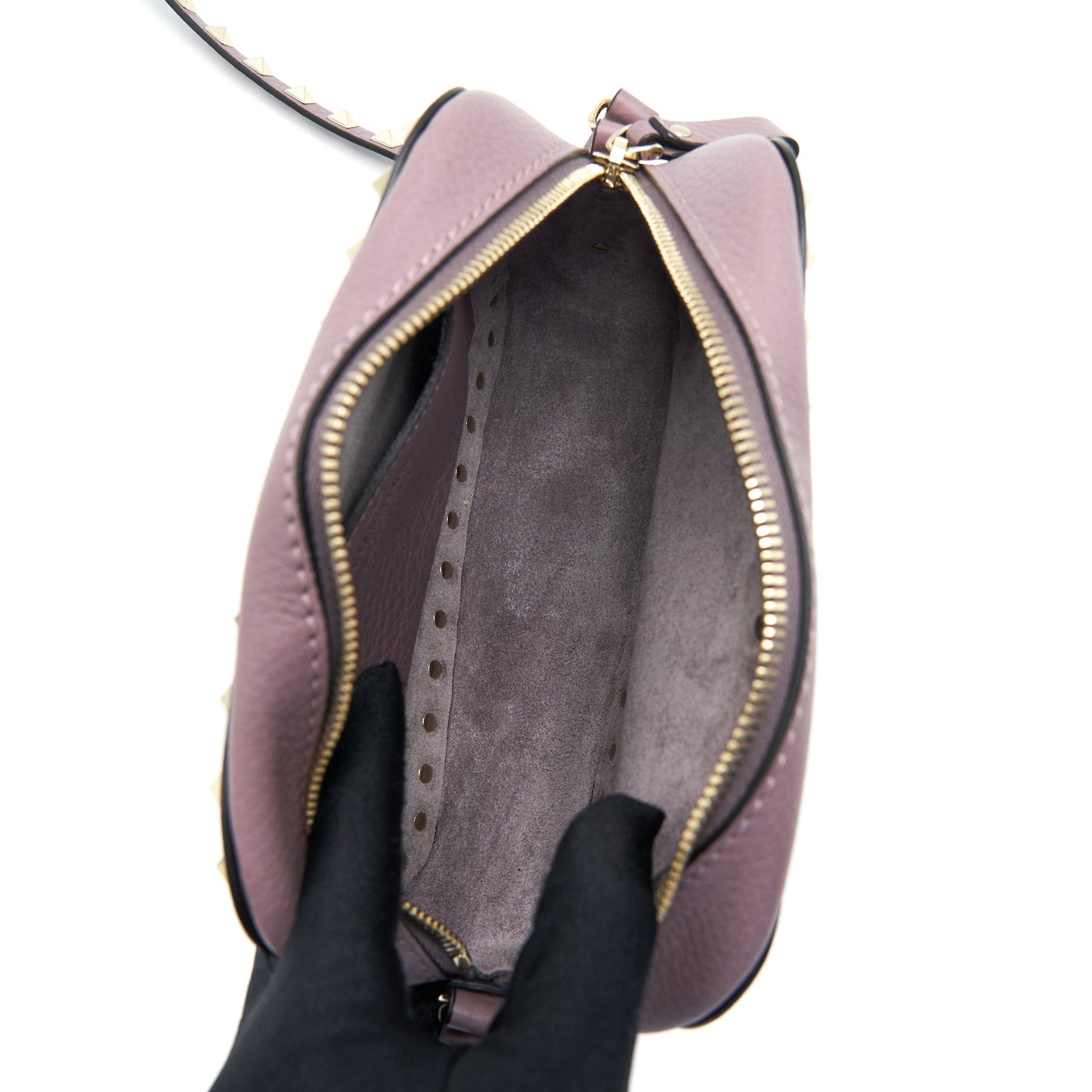 Valentino rockstud Crossbody Camera Bag Light Purple