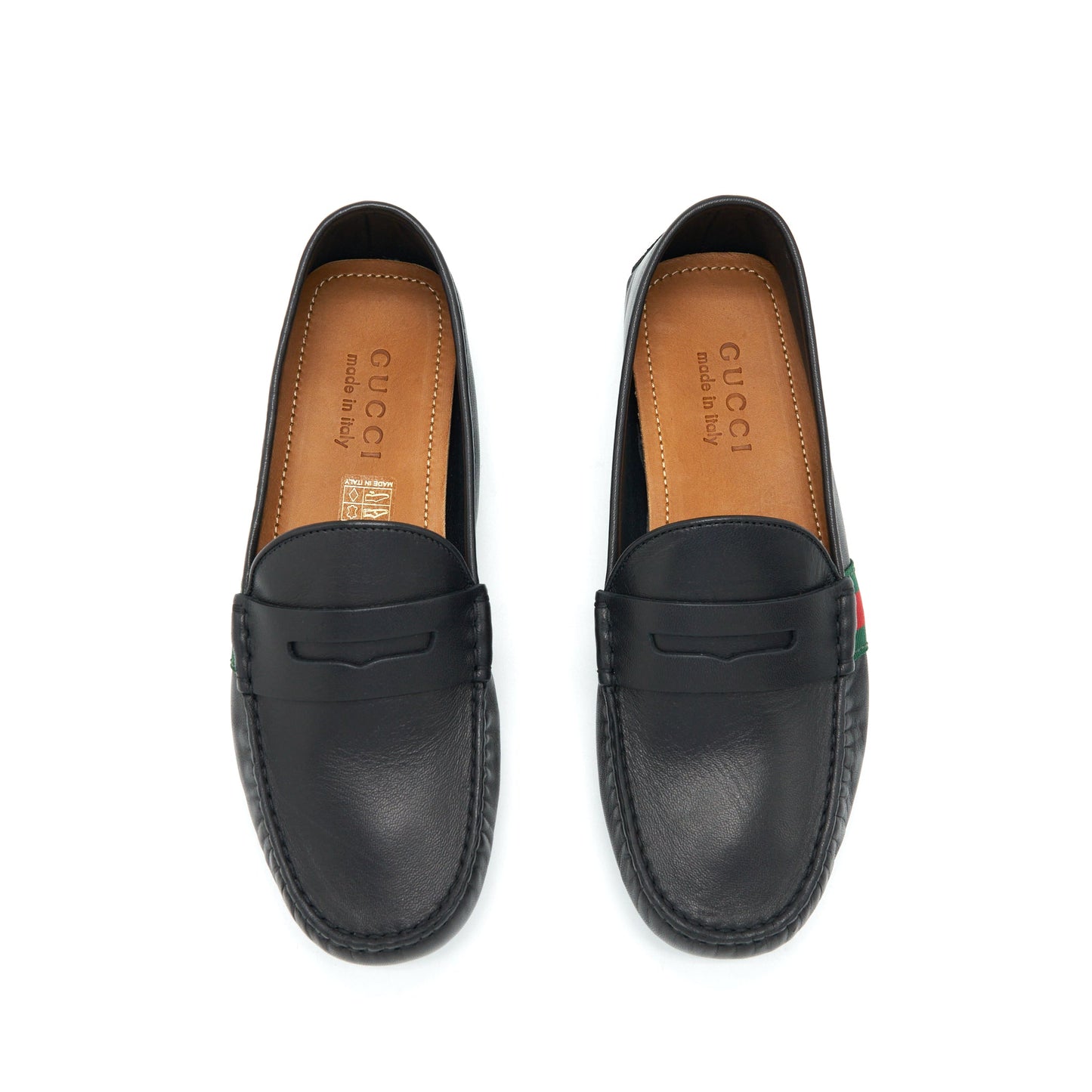 Gucci Size 5 Men’s Leather Loafer Black