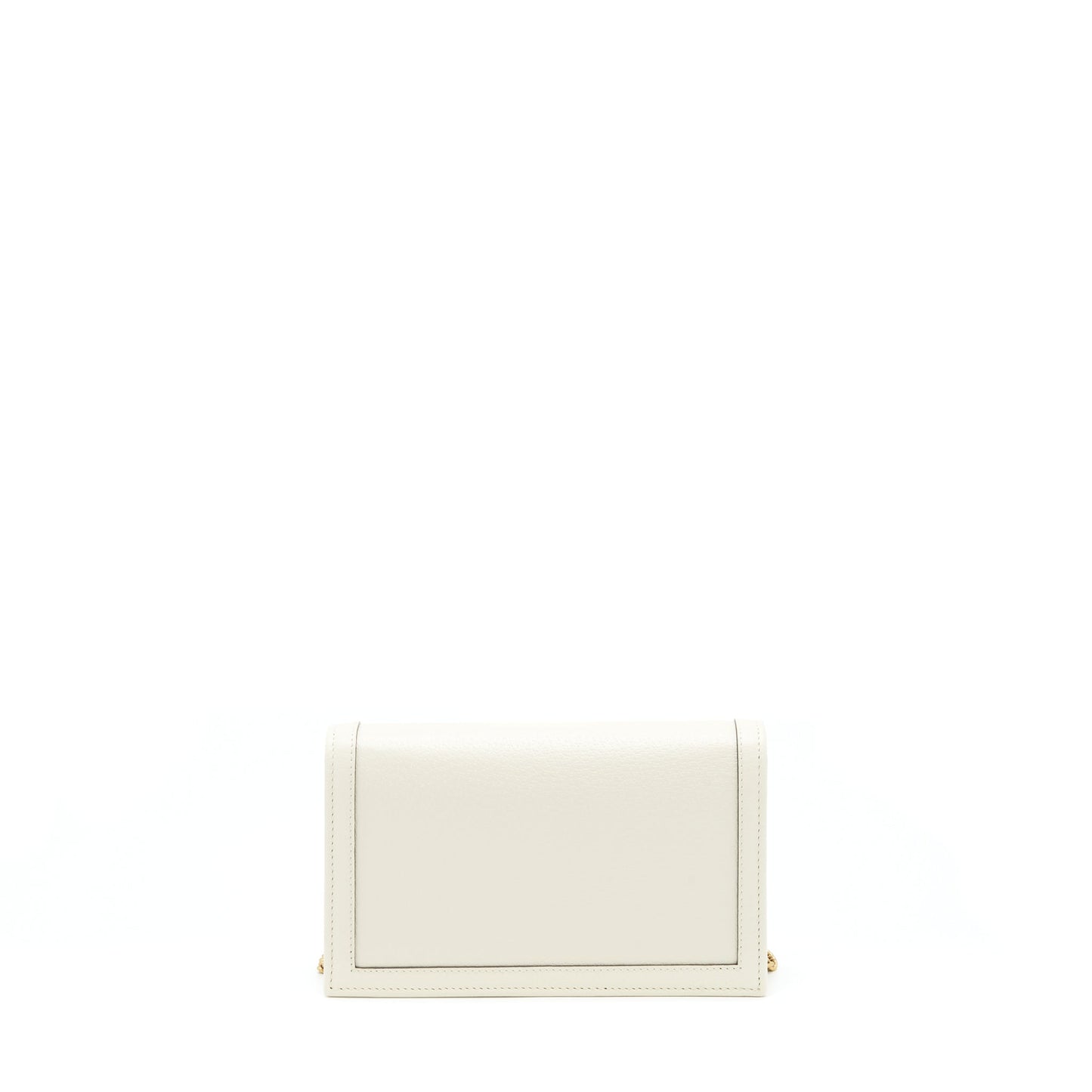 Gucci Diana Mini Bag with Bamboo White GHW
