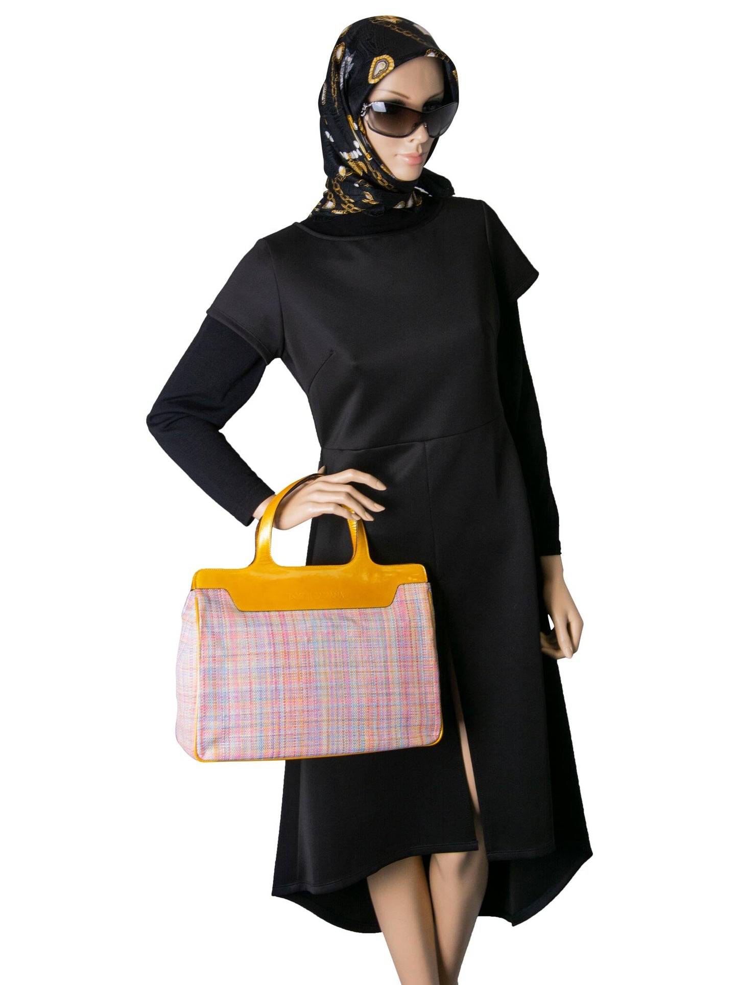 Dolce & Gabbana Raffia Straw Woven Handbag Yellow
