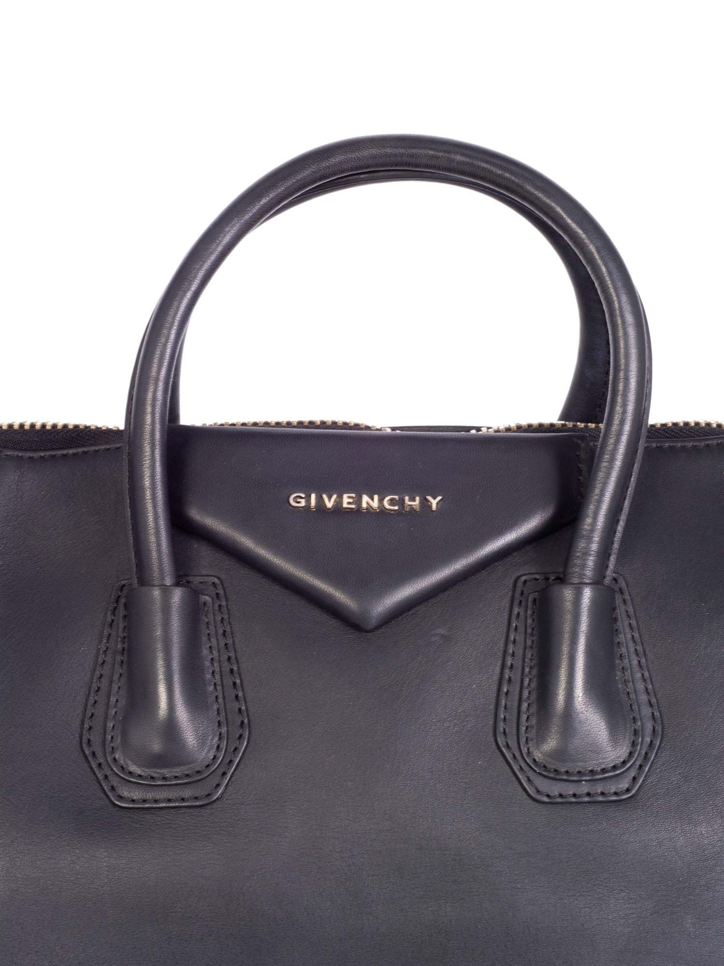 Givenchy Leather Medium Antigona Bag Black
