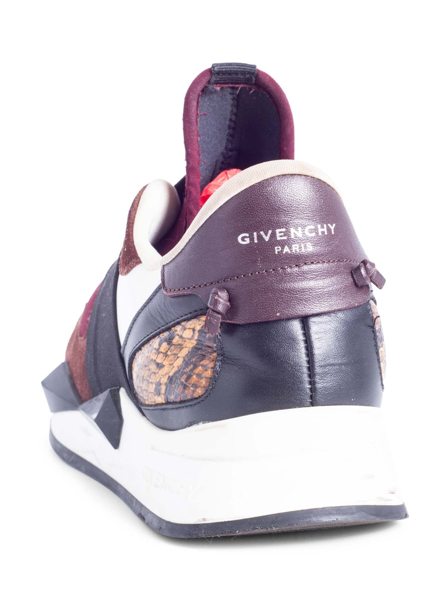 Givenchy Leather Suede Athletic Trainers Multicolor