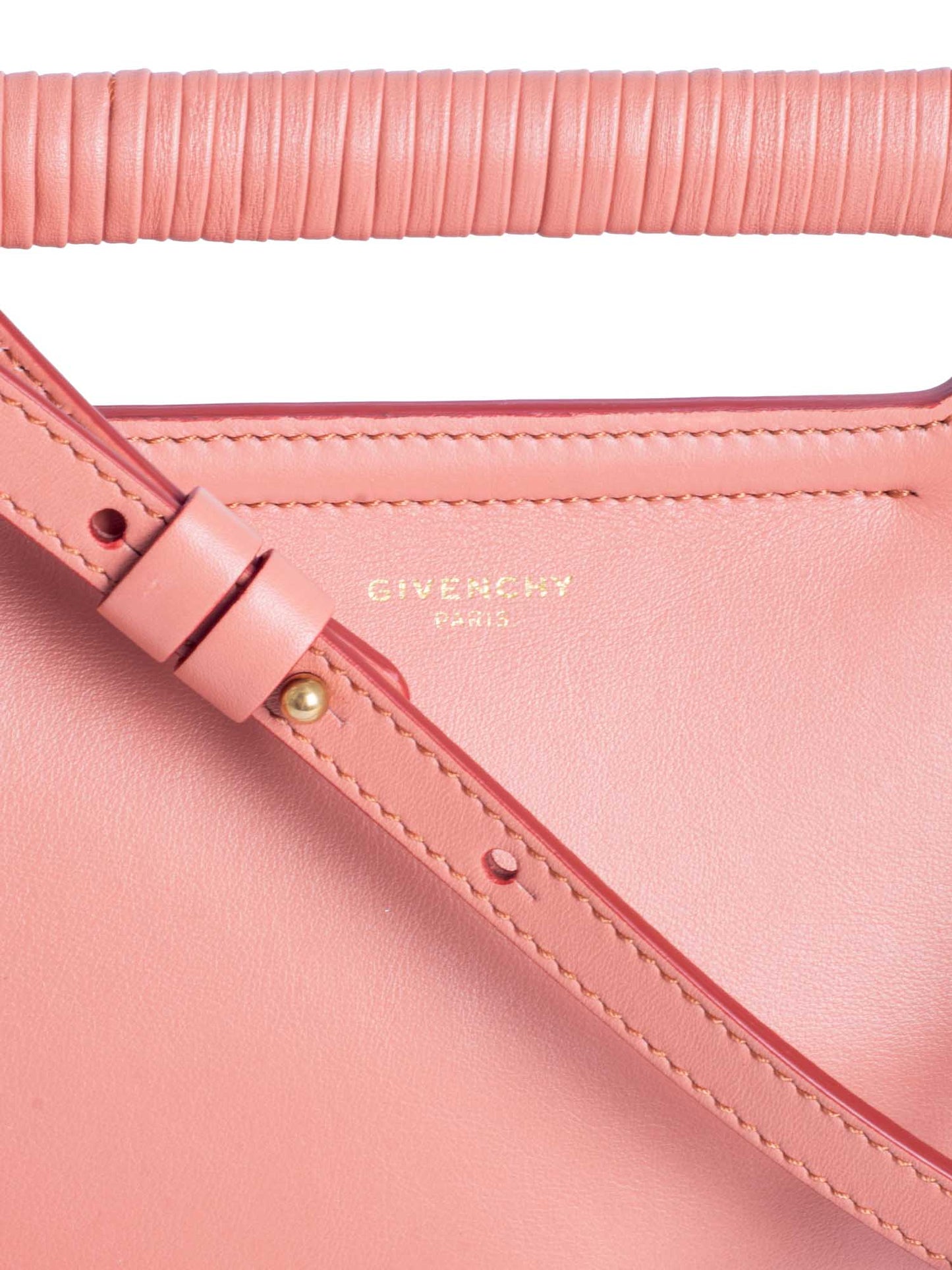 Givenchy Leather Terracotta Messenger Bag Blush Pink