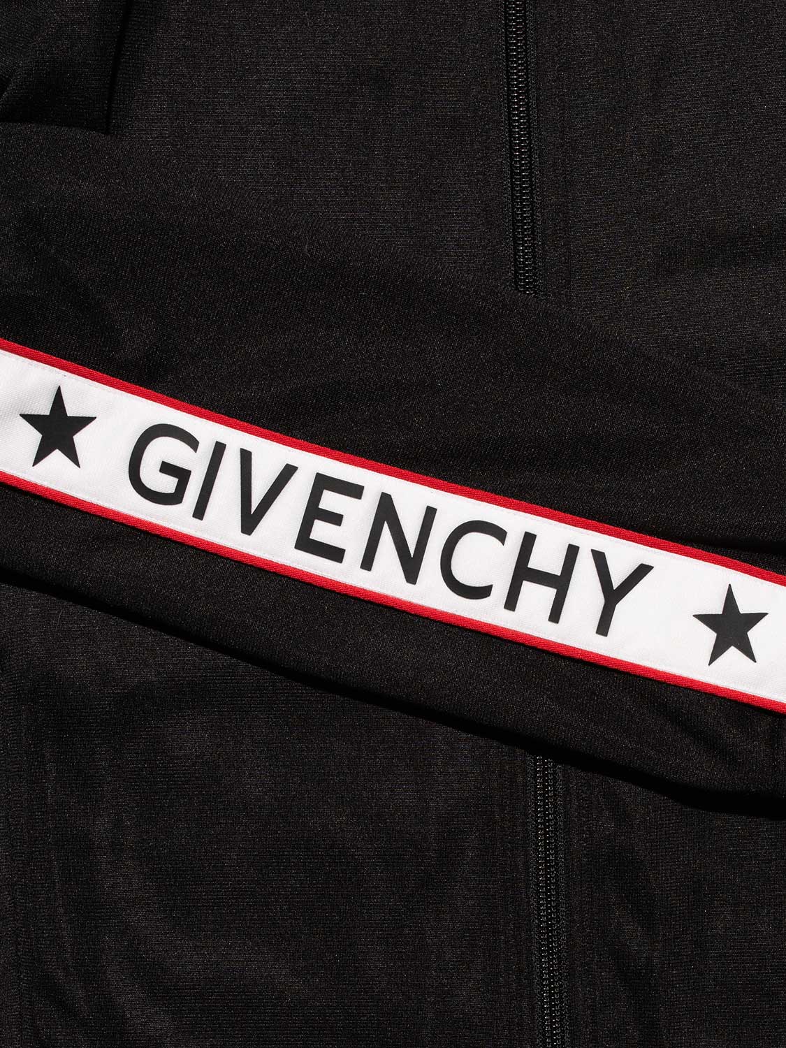 Givenchy Logo Taped Track Jacket Black