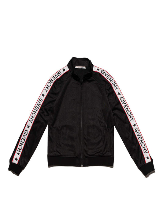 Givenchy Logo Taped Track Jacket Black