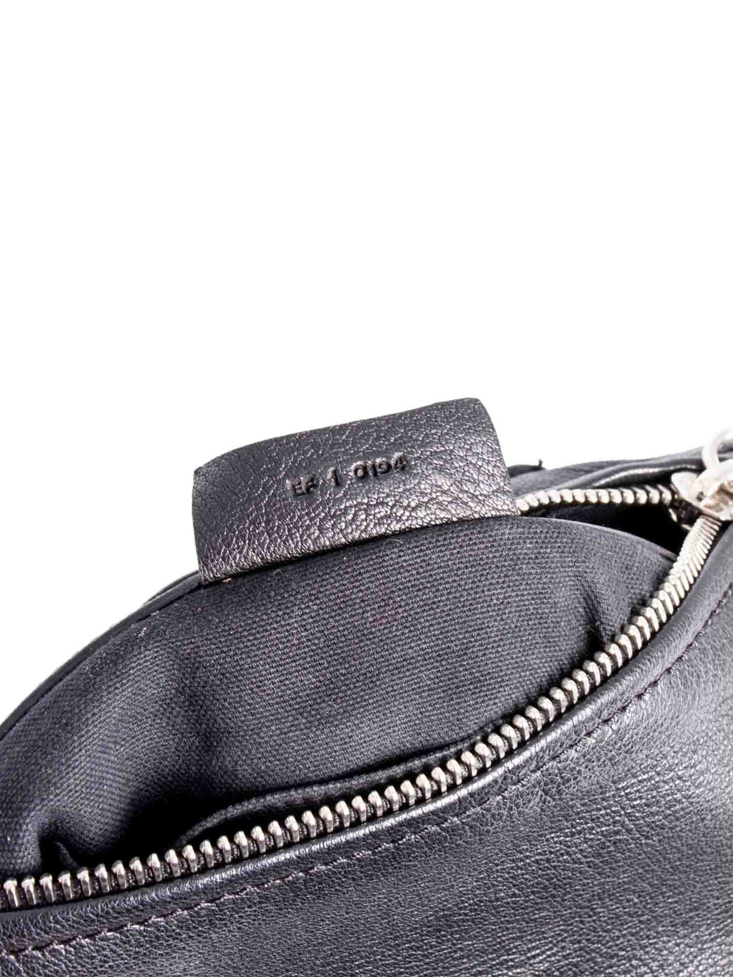 Givenchy Medium Leather Pandora Messenger Bag Black