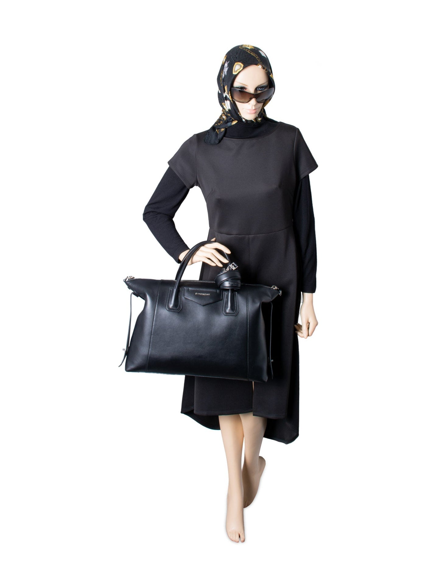 Givenchy Soft Leather Large Antigona Bag Black