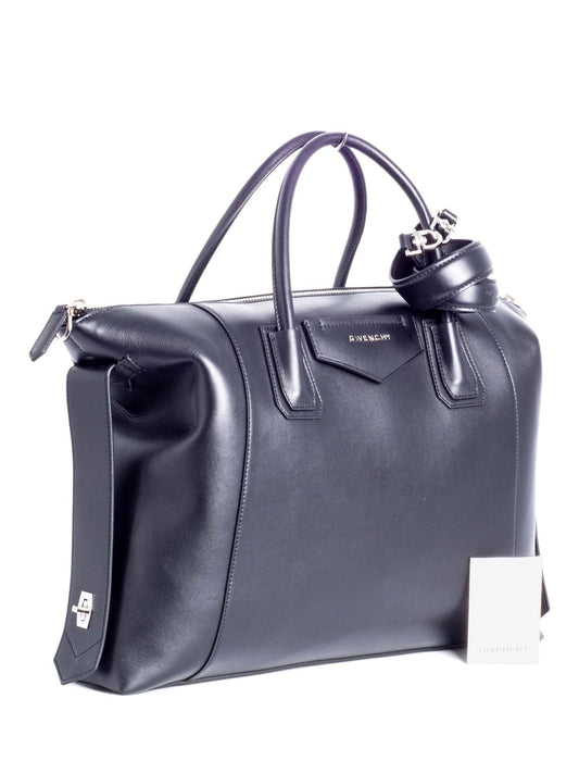 Givenchy Soft Leather Large Antigona Bag Black